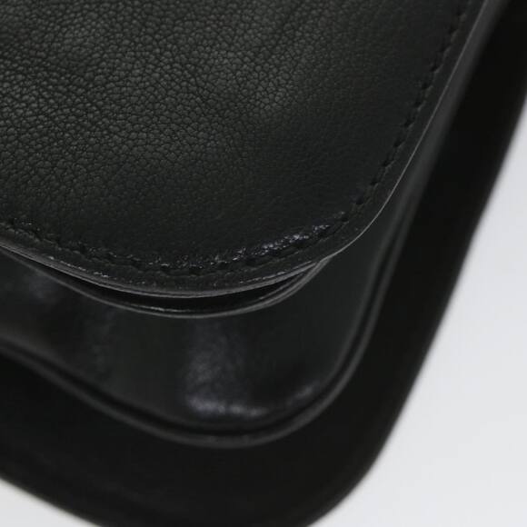 GUCCI Interlocking Shoulder Bag Leather Black - Picture 16 of 16